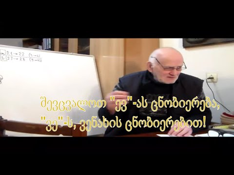 №36 აკაკი ჯორჯაძე - შევცვალოთ \'ევ\'-ას ცნობიერება, \'ვე\'-ს, ვენახის ცნობიერებით!